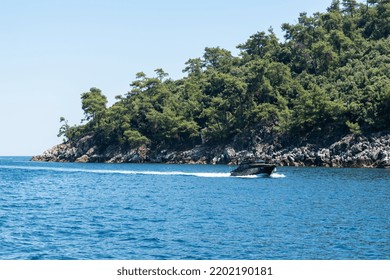 Yacht On Sea, Thasos, Greece