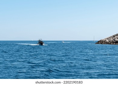 Yacht On Sea, Thasos, Greece