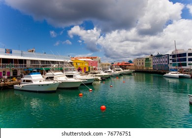 Yachts In The Bridgetown, Barbados