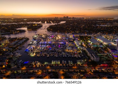 Yachts At The Fort Lauderdale Boat Show