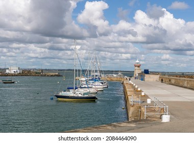 Yachts In Howth Harbor, County Dublin, Ireland.