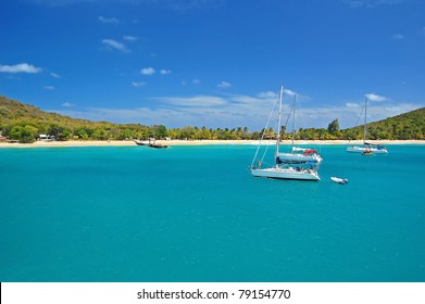 Yachts Near Canouan Island