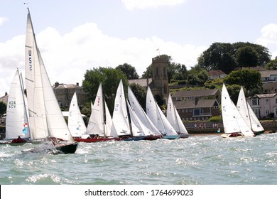 Yachts Racing At Cowes Week