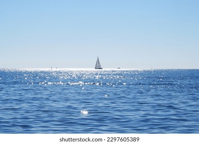 Yachts at sea in nice sunny weather, travel. Sailing.   - Powered by Shutterstock