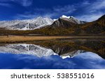 Yading national reserve in Daocheng County, in the southwest of Sichuan Province, China.