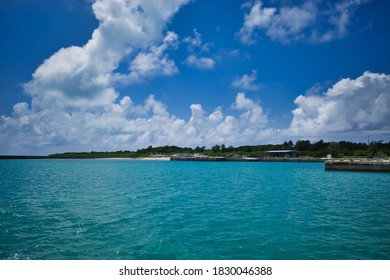 Yaeyama Islands, Okinawa Prefecture Ishigaki Island Sea Seen From A Ship