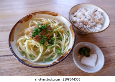 Yaeyama Soba And Rice Set