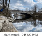Yahara River Channel in Madison Wisconsin in Spring