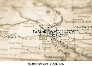 Yakima On Usa Map Stock Photo 2162171009 - Yakima On Usa Map 260nw 2162171009