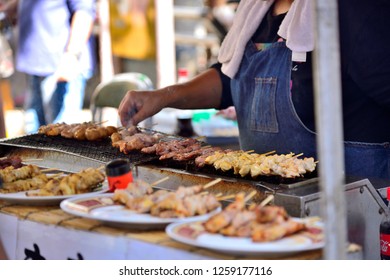 Yakitori's Stall In The Yokosuka Mikoshi Parade.