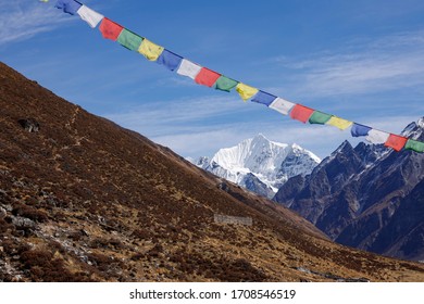 Yala Peak (5,732m) Seen Form Kyanjin Gompa (3,798m) Of Langtang National Park – Rasuwa District, Central Nepal.