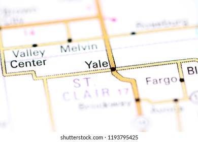 Yale Michigan Usa On Map Stock Photo 1193795425 | Shutterstock