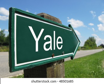 YALE Road Sign