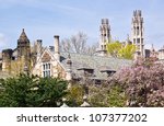 Yale University Sterling Law Building Ornate Victorian Towers New Haven Connecticut