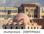 Yali Mosque, the mosque of the Venetian port of Chania, Crete, Greece