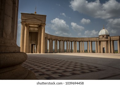 Yamoussoukro Basillica Courtyard