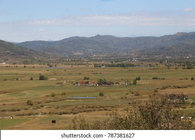 Yampa River Valley And The Town Of Steamboat Springs, Colorado