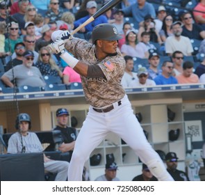 Yangervis Solarte Infielder For The San Diego Padres At Petco Park In San Diego, California  September 23,2017.