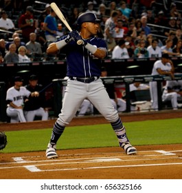 	Yangervis Solarte Lnfielder For The San Diego Padres At Chase Field In Phoenix,AZ USA June 6,2017.