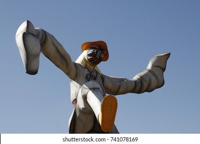 YANGJU, KOREA - September 21, 2017 : Korean Traditional Masked Dance
