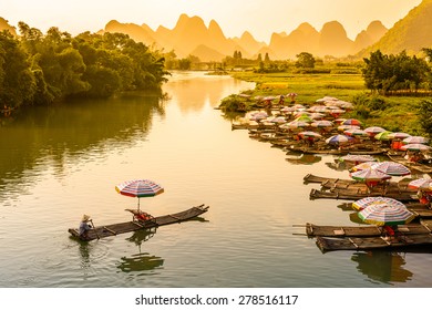 Yangshuo, China On The Li River.