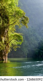 Yangtze River- Wu Gorge At Badong