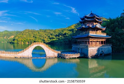 Yanziling Diaotai Scenic Area, Tonglu County, Zhejiang province, China - Shutterstock ID 2158750559