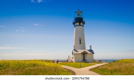 Yaquina Head Lighthouse, Portland, Oregon, USA - June 2021.

This Lighthouse Appeared In Many Hollywood Films, 