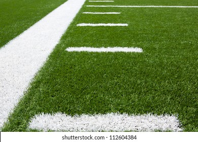 Yard Lines Football Field Horizontal Sports Stock Photo 112604384 ...