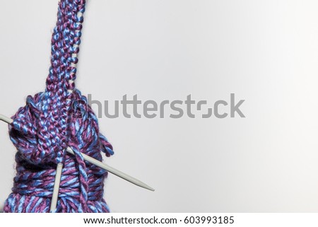 Yarn with crotchets
