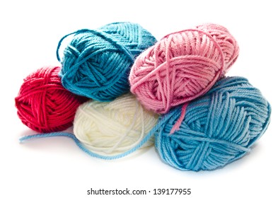 Yarn Isolated On A White Background