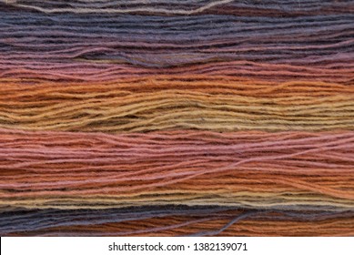 Multicolored  macro yarn
