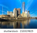 The Yarra River and southbank of Melbourne