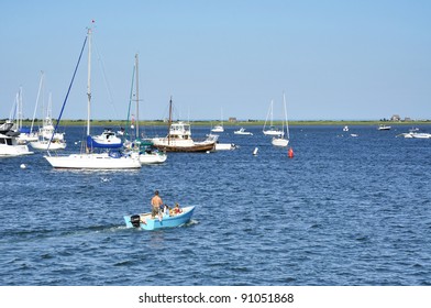 yatchts on ocean