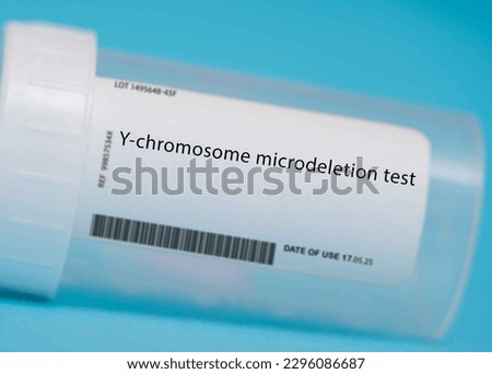 Y-chromosome microdeletion test This test checks for the presence of any missing genetic material on the Y chromosome, which can be a cause of male infertility.
