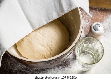 Yeast Dough Let Stand To Rise