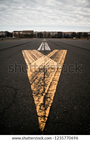 Similar – Image, Stock Photo Tempelhof Field Evening