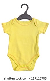 Yellow Baby Ringer T Shirt With Hanger