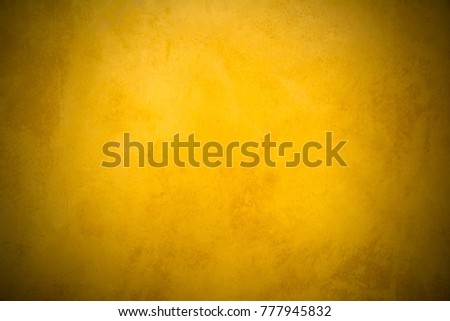 Yellow Background of Concrete Wall