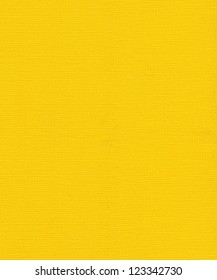 Yellow Background, Linen Texture