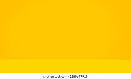 Yellow Background Minimal Corner Kitchen Table Product Stage Patter Loft Cement Summer Gold Spring Scene Autumn Wall Space Template Mockup Tropical Desk Floor Bar Concrete Podium Cosmetic Studio.