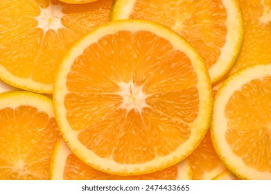 Yellow background from orange slices 3 - Powered by Shutterstock