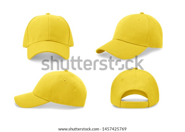 Download Yellow Baseball Cap Four Different Angles Stock Photo Edit Now 1457425769 Yellowimages Mockups