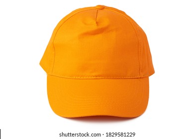 Yellow Baseball cap isolated on white background - Shutterstock ID 1829581229