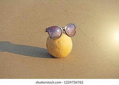 yellow melon sunglasses