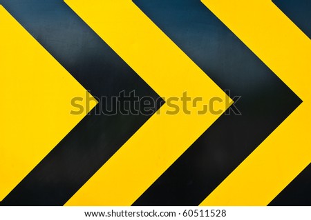 yellow and black marking