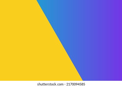 Yellow And Blue Gradiant  Background 