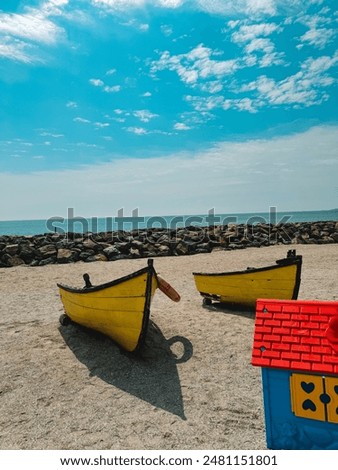 Similar – Image, Stock Photo aground Baltic beach