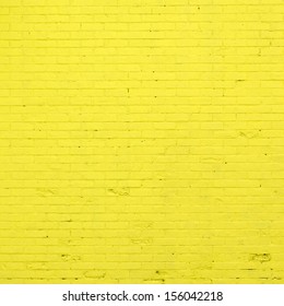 Yellow Brick Wall Texture