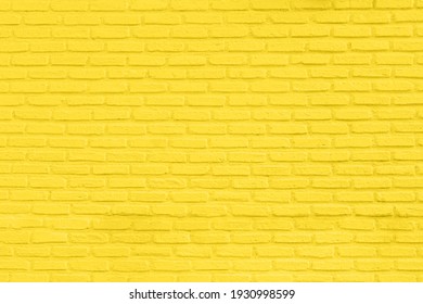 Yellow brick wall texture background 